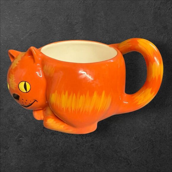 Vintage Coffee-Mate Orange Cat Mug 1990s Nestlé Carnation Advertising Ceramic - Picture 7 of 9